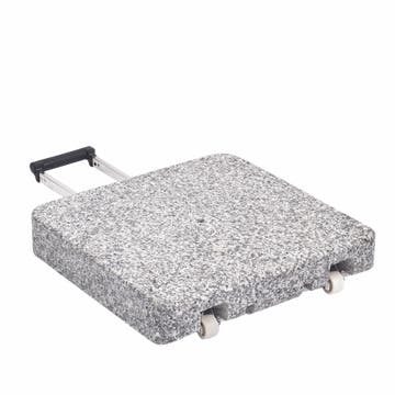 Socle en granit naturel Z, 40 kg, avec roulettes et poignée de Glatz Socle en granit naturel Z, 40 kg, avec roulettes et poignée de Glatz