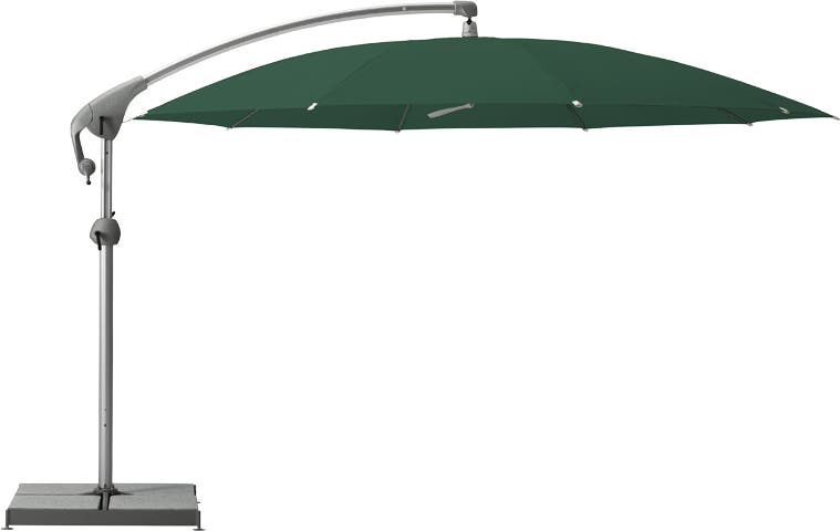 Parasol décentré PENDALEX P+ de Glatz, Rond, D.350 cm, 521 Aloe Parasol décentré PENDALEX P+ de Glatz, Rond, D.350 cm, 521 Aloe
