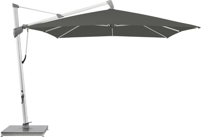 Parasol décentré SOMBRANO® S+ de Glatz, 300 x 400, Structure anthracite, Toile 669 Carbone Parasol décentré SOMBRANO® S+ de Glatz, 300 x 400, Structure anthracite, Toile 669 Carbone