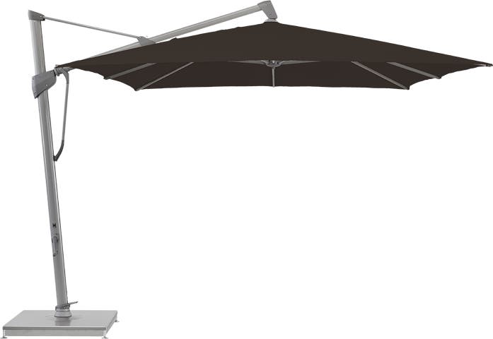 Parasol décentré SOMBRANO® S+ de Glatz, 300 x 300, Structure anthracite, Toile 408 Black Parasol décentré SOMBRANO® S+ de Glatz, 300 x 300, Structure anthracite, Toile 408 Black