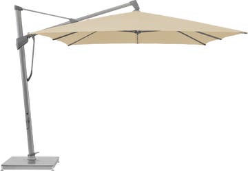 Parasol décentré SOMBRANO® S+ de Glatz, 300 x 300, Structure anodisé naturelle, Toile 422 Cream Parasol décentré SOMBRANO® S+ de Glatz, 300 x 300, Structure anodisé naturelle, Toile 422 Cream
