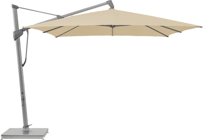 Parasol décentré SOMBRANO® S+ de Glatz, 300 x 400, Structure anodisé naturelle, Toile 422 Cream Parasol décentré SOMBRANO® S+ de Glatz, 300 x 400, Structure anodisé naturelle, Toile 422 Cream