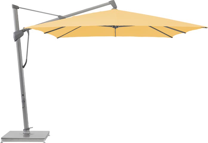 Parasol décentré SOMBRANO® S+ de Glatz, 350 x 350, Structure anodisé naturelle, Toile 438 Straw Parasol décentré SOMBRANO® S+ de Glatz, 350 x 350, Structure anodisé naturelle, Toile 438 Straw