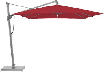 Parasol décentré SOMBRANO® S+ de Glatz, 300 x 300, Structure anodisé naturelle, Toile 637 Cherry Parasol décentré SOMBRANO® S+ de Glatz, 300 x 300, Structure anodisé naturelle, Toile 637 Cherry
