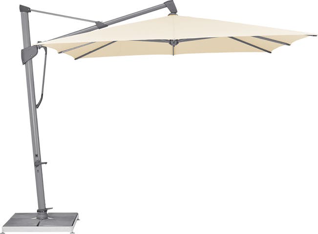 Parasol décentré SOMBRANO® S+ EASY de Glatz, 300 x 300, Structure anthracite, Toile 150 Eggshell Parasol décentré SOMBRANO® S+ EASY de Glatz, 300 x 300, Structure anthracite, Toile 150 Eggshell