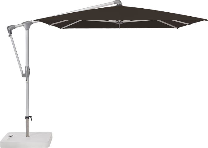 Parasol déporté SUNWING® CASA de Glatz, Structure anthracite, 300 x 240 cm, 408 Black Parasol déporté SUNWING® CASA de Glatz, Structure anthracite, 300 x 240 cm, 408 Black