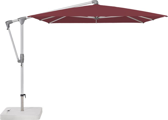 Parasol déporté SUNWING® CASA de Glatz, Structure anthracite, 300 x 240 cm, 436 Wine Parasol déporté SUNWING® CASA de Glatz, Structure anthracite, 300 x 240 cm, 436 Wine