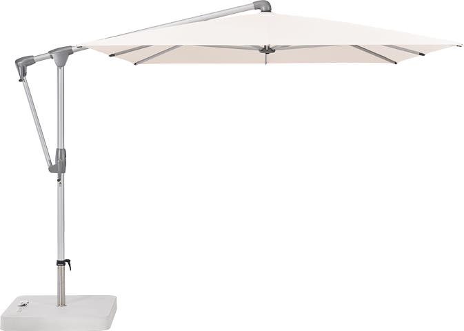 Parasol déporté SUNWING® CASA de Glatz, Structure anthracite, 300 x 240 cm, 453 Vanilla Parasol déporté SUNWING® CASA de Glatz, Structure anthracite, 300 x 240 cm, 453 Vanilla
