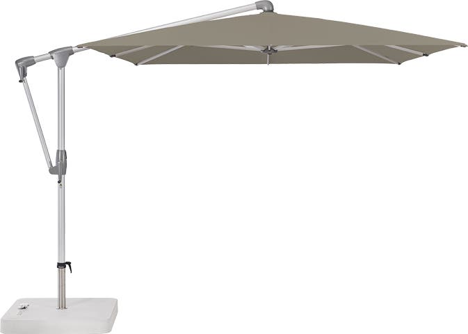 Parasol déporté SUNWING® CASA de Glatz, Structure anthracite, 300 x 240 cm, 461 Taupe Parasol déporté SUNWING® CASA de Glatz, Structure anthracite, 300 x 240 cm, 461 Taupe