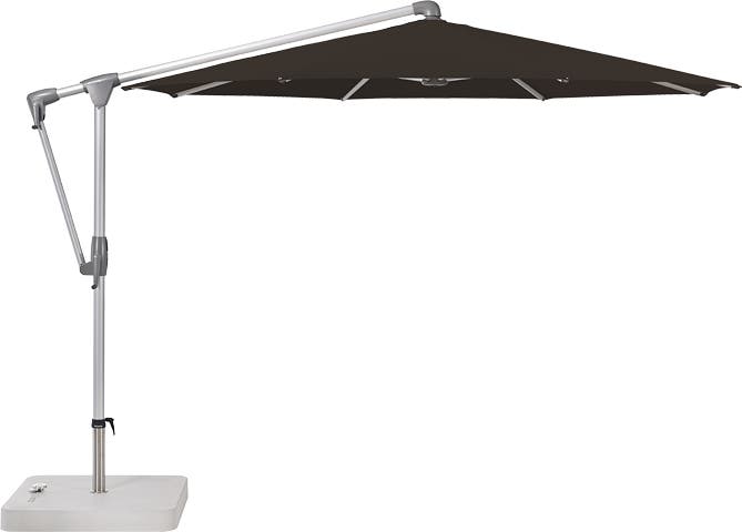 Parasol déporté SUNWING® CASA de Glatz, Structure anthracite, Ø.330 cm, 408 Black Parasol déporté SUNWING® CASA de Glatz, Structure anthracite, Ø.330 cm, 408 Black