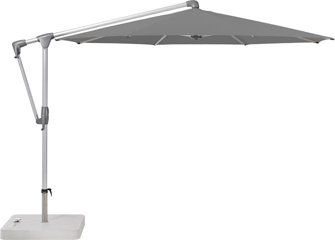Parasol déporté SUNWING® CASA de Glatz, Structure anthracite, Ø.330 cm, 420 Smoke Parasol déporté SUNWING® CASA de Glatz, Structure anthracite, Ø.330 cm, 420 Smoke