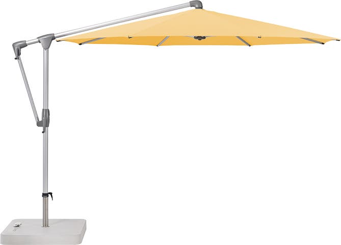 Parasol déporté SUNWING® CASA de Glatz, Structure anthracite, Ø.330 cm, 438 Straw Parasol déporté SUNWING® CASA de Glatz, Structure anthracite, Ø.330 cm, 438 Straw