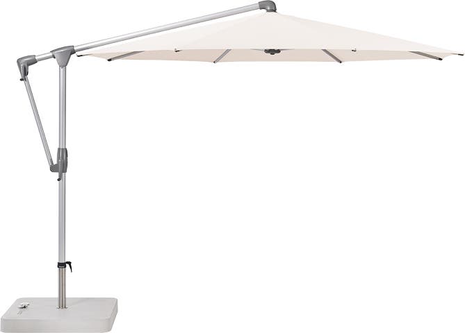 Parasol déporté SUNWING® CASA de Glatz, Structure anthracite, Ø.330 cm, 453 Vanilla Parasol déporté SUNWING® CASA de Glatz, Structure anthracite, Ø.330 cm, 453 Vanilla