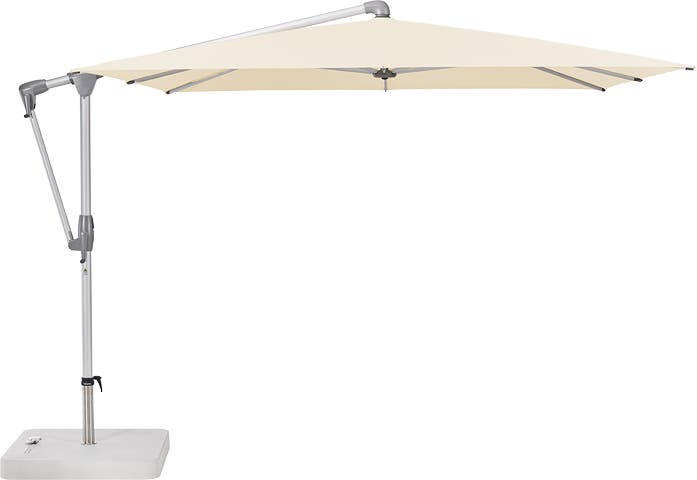 Parasol déporté SUNWING® CASA Easy de Glatz, 270 x 270 cm, 150 Eggshell Parasol déporté SUNWING® CASA Easy de Glatz, 270 x 270 cm, 150 Eggshell