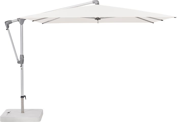 Parasol déporté SUNWING® CASA de Glatz, Structure anthracite, 270 x 270 cm, 404 White Parasol déporté SUNWING® CASA de Glatz, Structure anthracite, 270 x 270 cm, 404 White