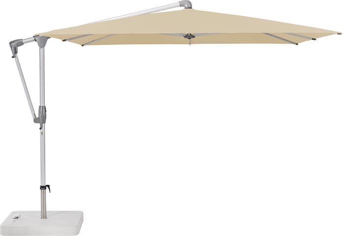 Parasol déporté SUNWING® CASA de Glatz, Structure anthracite, 270 x 270 cm, 422 Cream Parasol déporté SUNWING® CASA de Glatz, Structure anthracite, 270 x 270 cm, 422 Cream