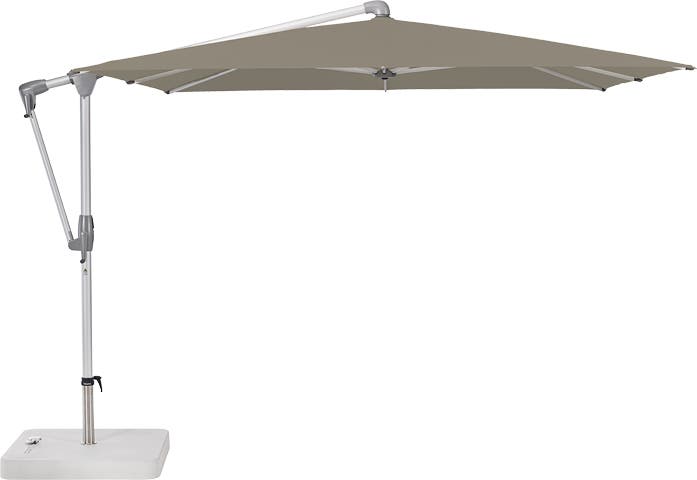 Parasol déporté SUNWING® CASA de Glatz, Structure anthracite, 270 x 270 cm, 461 Taupe Parasol déporté SUNWING® CASA de Glatz, Structure anthracite, 270 x 270 cm, 461 Taupe