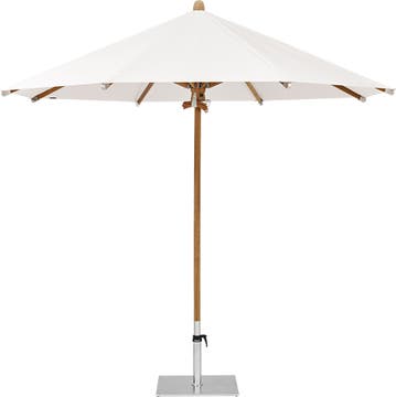 Parasol TEAKWOOD de Glatz, D.350, 404 White Parasol TEAKWOOD de Glatz, D.350, 404 White