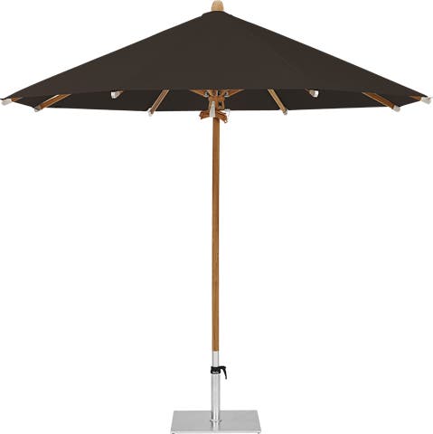 Parasol TEAKWOOD de Glatz, D.350, 408 Black Parasol TEAKWOOD de Glatz, D.350, 408 Black