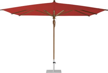 Parasol TEAKWOOD de Glatz, 330 x 330, 403 Carmine Parasol TEAKWOOD de Glatz, 330 x 330, 403 Carmine