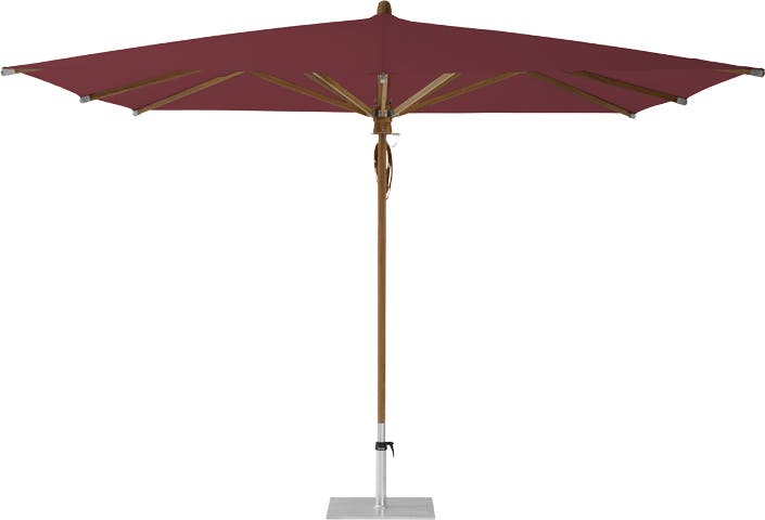 Parasol TEAKWOOD de Glatz, 330 x 330, 436 Wine Parasol TEAKWOOD de Glatz, 330 x 330, 436 Wine