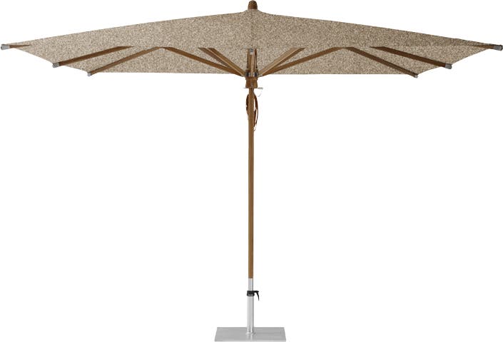 Parasol TEAKWOOD de Glatz, 330 x 330, 650 Camel Parasol TEAKWOOD de Glatz, 330 x 330, 650 Camel