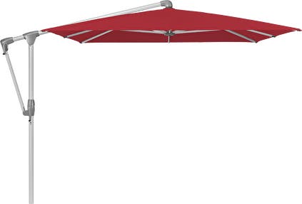 Parasol déporté SUNWING® CASA de Glatz, Structure anodisé naturel, 300 x 240 cm, 646 Rubino Parasol déporté SUNWING® CASA de Glatz, Structure anodisé naturel, 300 x 240 cm, 646 Rubino