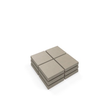 Set de 12 dalles pour base à roulettes de Umbrosa, 40x40x3.8 pour la base à dalles large