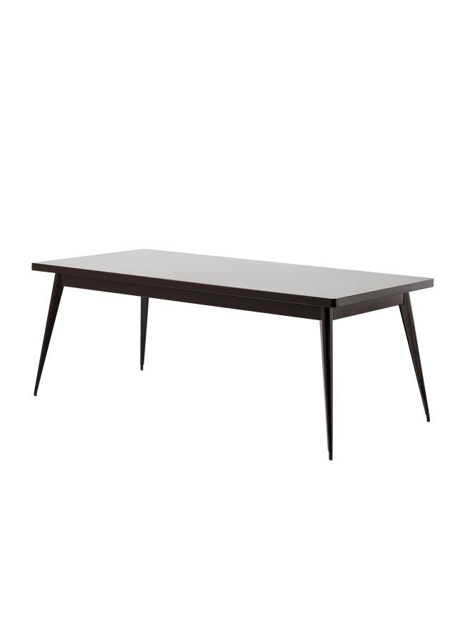 Table 55 de Tolix, 200 x 95, Brun noir Table 55 de Tolix, 200 x 95, Brun noir