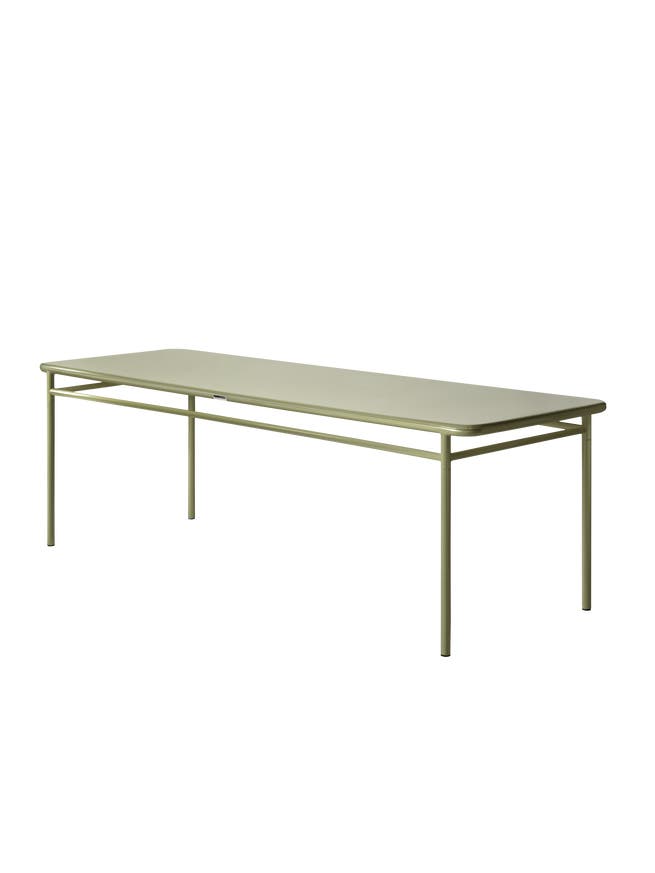 Table monacale T37 de Tolix, Vert jonc Table monacale T37 de Tolix, Vert jonc