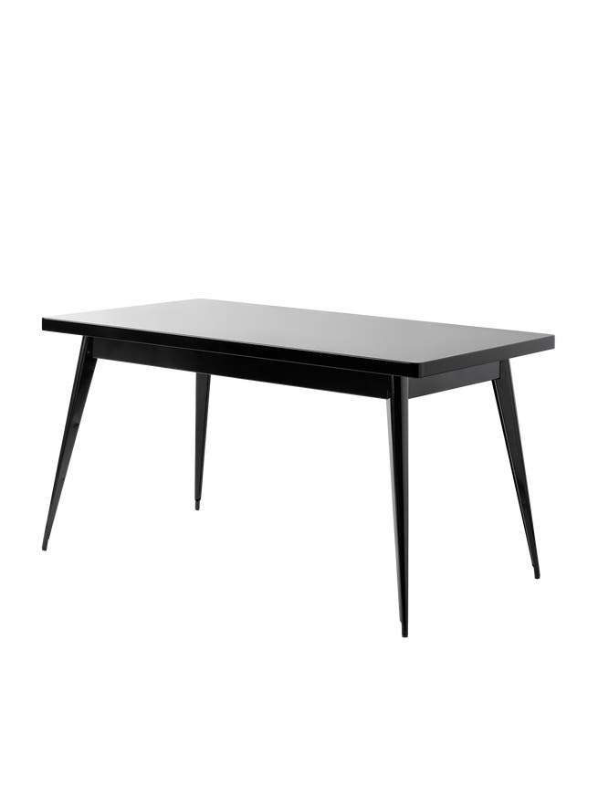 Table 55 de Tolix, 140 x 80, Noir foncé Table 55 de Tolix, 140 x 80, Noir foncé
