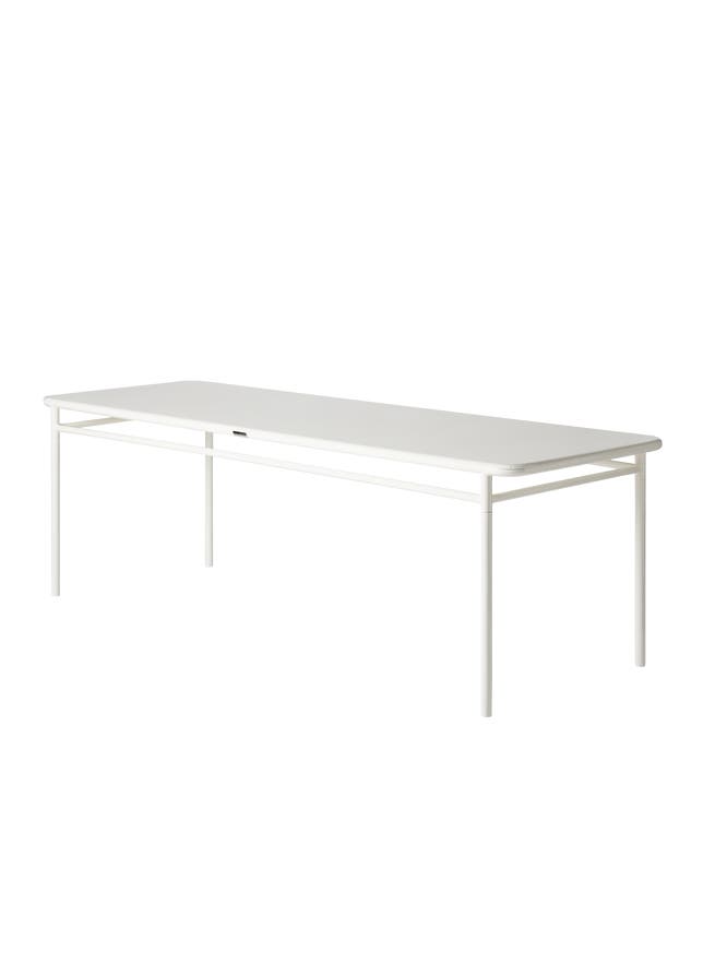 Table monacale T37 de Tolix, Blanc pur Table monacale T37 de Tolix, Blanc pur