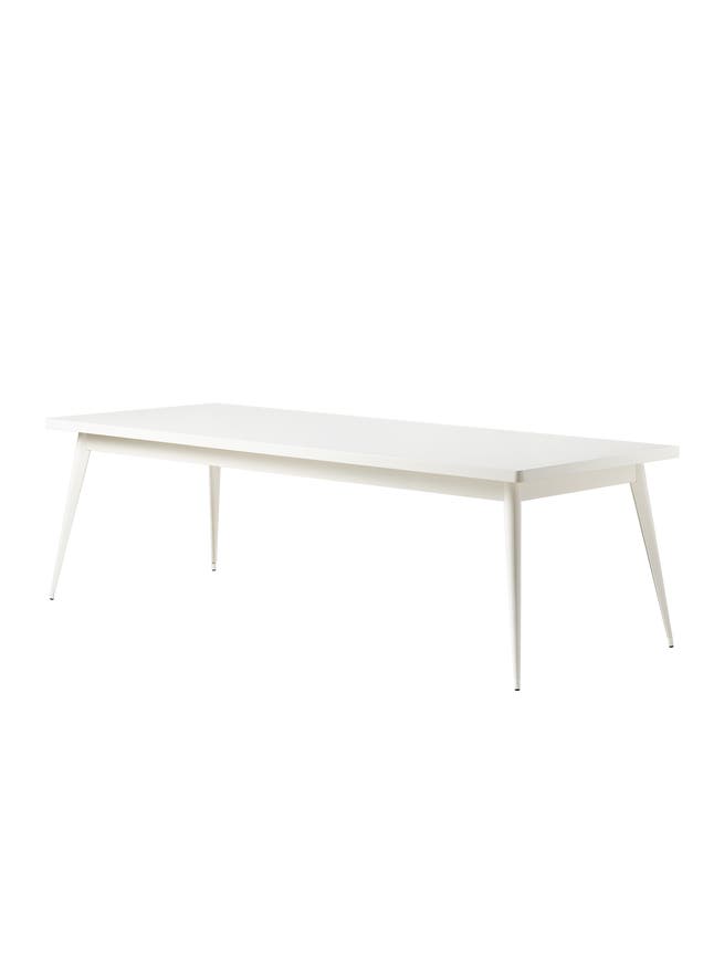 Table 55 de Tolix, 240 x 100, Blanc pur Table 55 de Tolix, 240 x 100, Blanc pur