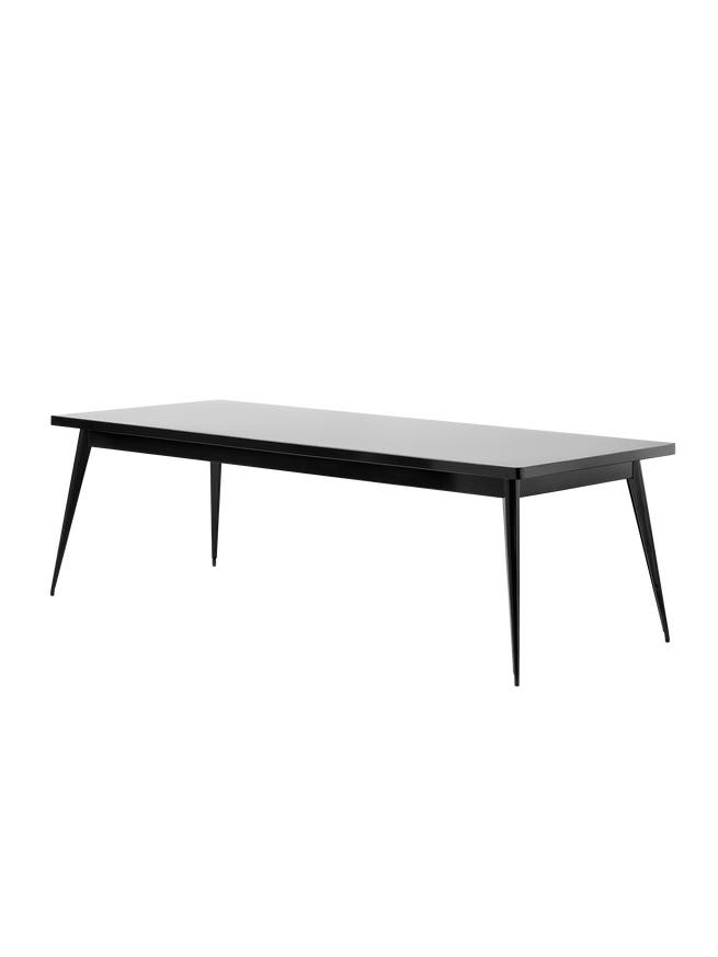 Table 55 de Tolix, 240 x 100, Noir foncé Table 55 de Tolix, 240 x 100, Noir foncé