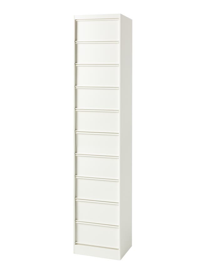 Classeur à clapets CC10 de Tolix, 10 caissons, Blanc pur Classeur à clapets CC10 de Tolix, 10 caissons, Blanc pur