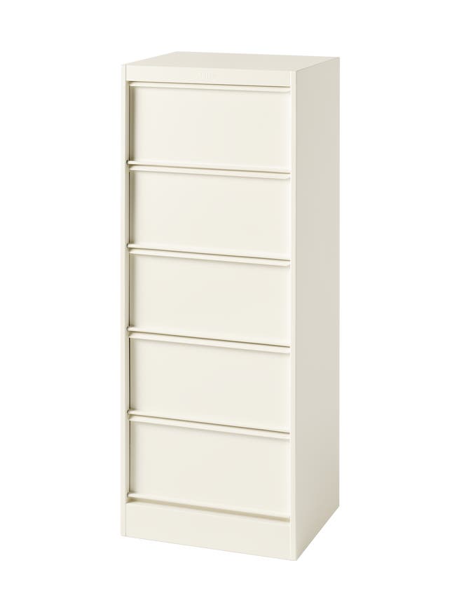 Classeur à clapets CC5 de Tolix, 5 caissons, Blanc perlé Classeur à clapets CC5 de Tolix, 5 caissons, Blanc perlé