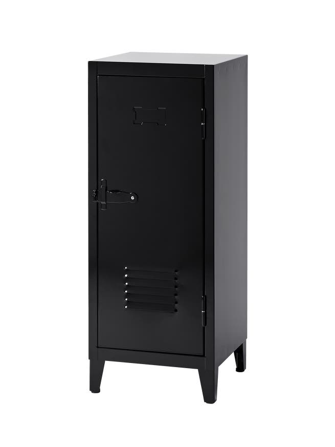 Vestiaire casier B1 de Tolix, 1 casier, Noir foncé Vestiaire casier B1 de Tolix, 1 casier, Noir foncé