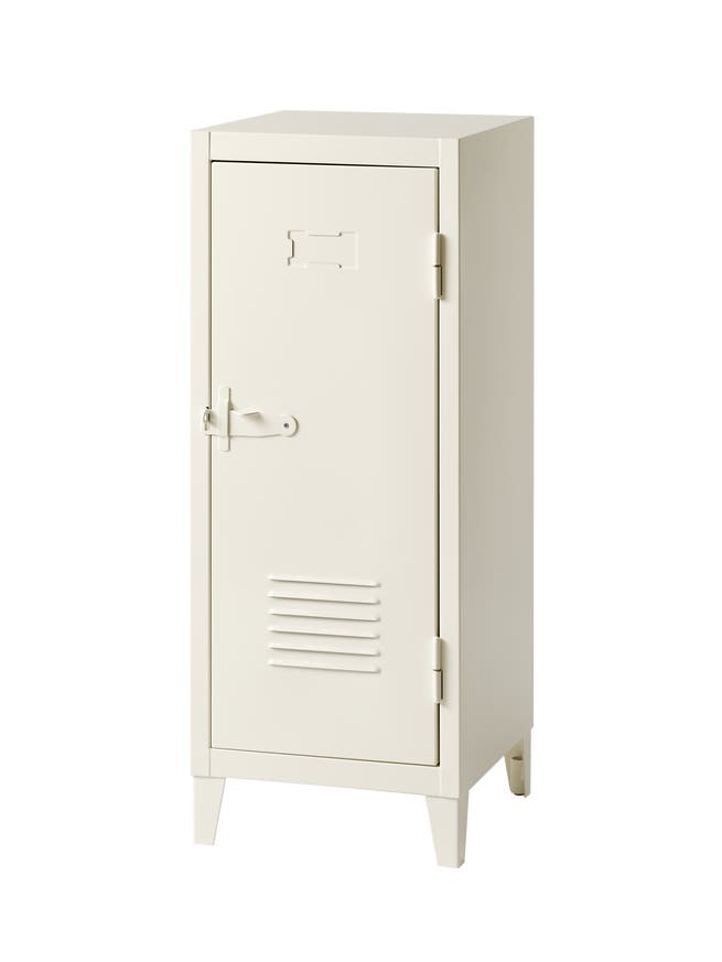 Vestiaire casier B1 de Tolix, 1 casier, Blanc perlé Vestiaire casier B1 de Tolix, 1 casier, Blanc perlé