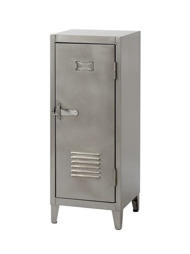 Vestiaire casier B1 de Tolix, 1 casier, Brut vernis Vestiaire casier B1 de Tolix, 1 casier, Brut vernis
