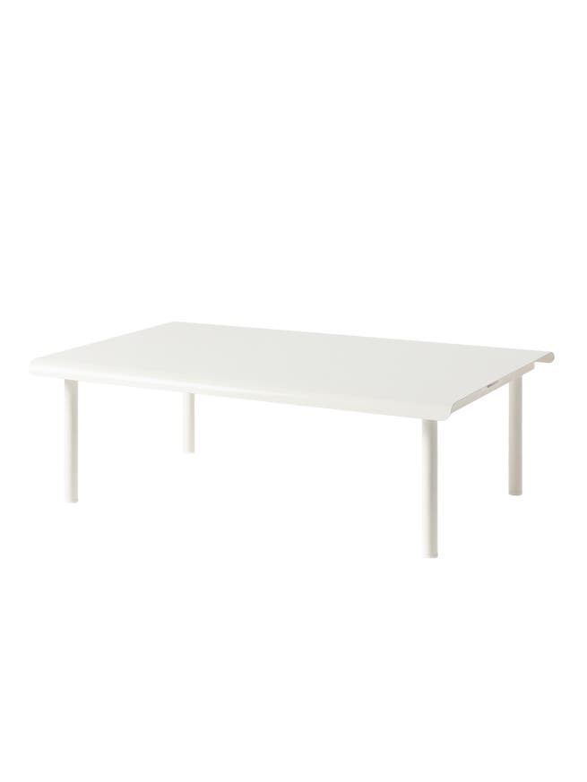 Table basse PATIO de Tolix, 70 x 110 cm, Blanc pur Table basse PATIO de Tolix, 70 x 110 cm, Blanc pur