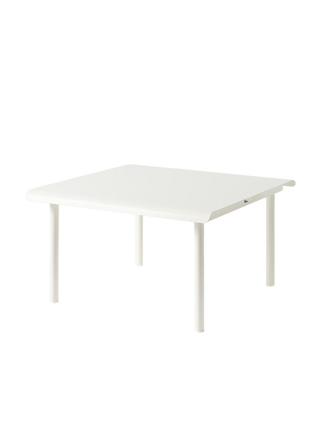Table basse PATIO de Tolix, 75 x 75 cm, Blanc pur Table basse PATIO de Tolix, 75 x 75 cm, Blanc pur