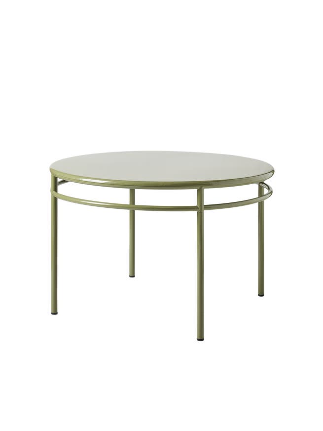 Table ronde T37 de Tolix, Ø 120 cm, Vert jonc Table ronde T37 de Tolix, Ø 120 cm, Vert jonc