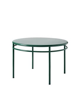 Table ronde T37 de Tolix, Ø 120 cm, Vert mousse Table ronde T37 de Tolix, Ø 120 cm, Vert mousse