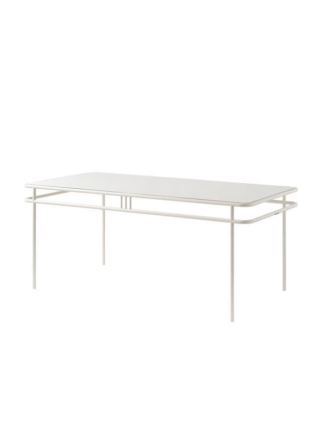 Table UD de Tolix, Blanc pur Table UD de Tolix, Blanc pur