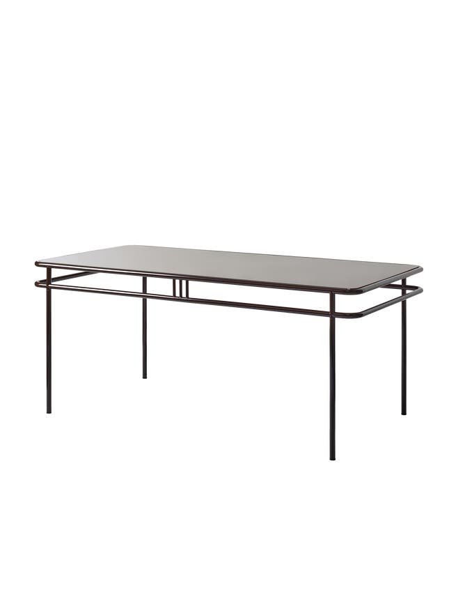 Table UD de Tolix, Brun noir Table UD de Tolix, Brun noir
