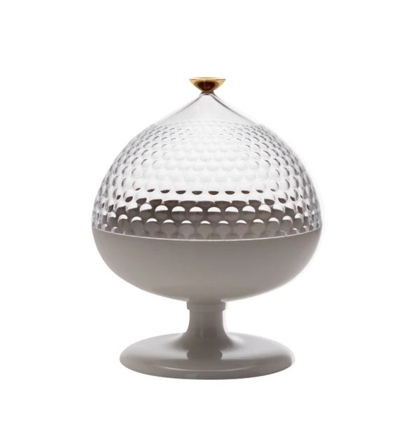 Centre de table, boite de rangement PUMO de Kartell, Transparent