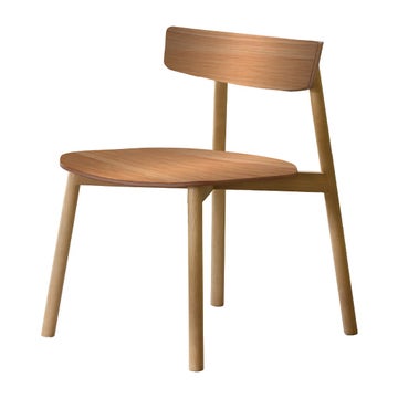 Chaise Kol en bois, Tobacco