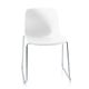 CHAISE PIEDS LUGE TROY, Blanc
