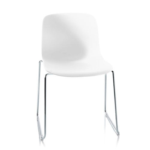 CHAISE PIEDS LUGE TROY, Blanc de MAGIS CHAISE PIEDS LUGE TROY, Blanc de MAGIS