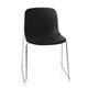 Chaise TROY SLEDGE de Magis, Noir